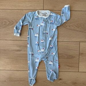Magnetic Me Polar Bear Modal Magnetic Footie, Size 3-6m